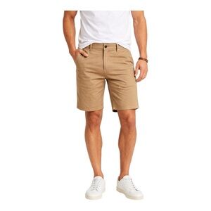 Red Ale by Alesbury Men’s Khaki Chino Shorts Size 33 Stretch Cotton 5-Pocket